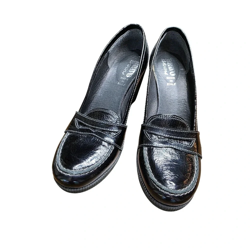 Bravo browns‎ made in Italy leather women shoes size 8